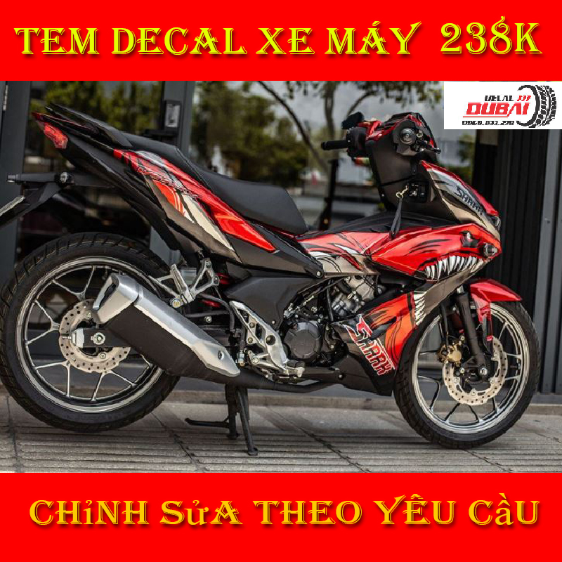 Tem Trùm Winner X Cá Mập Đỏ
