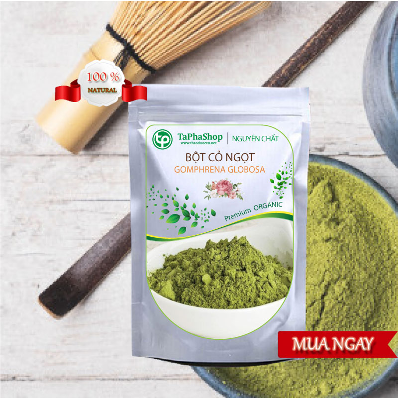 Bột cỏ ngọt nguyên chất 100g - Tấn Phát