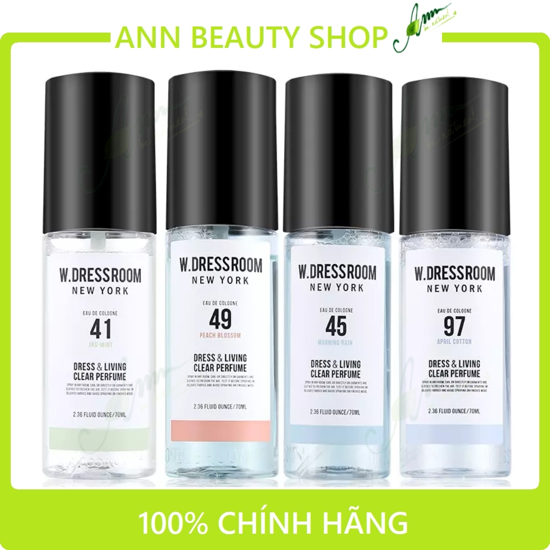 Nước xịt thơm W. Dressroom 70ml