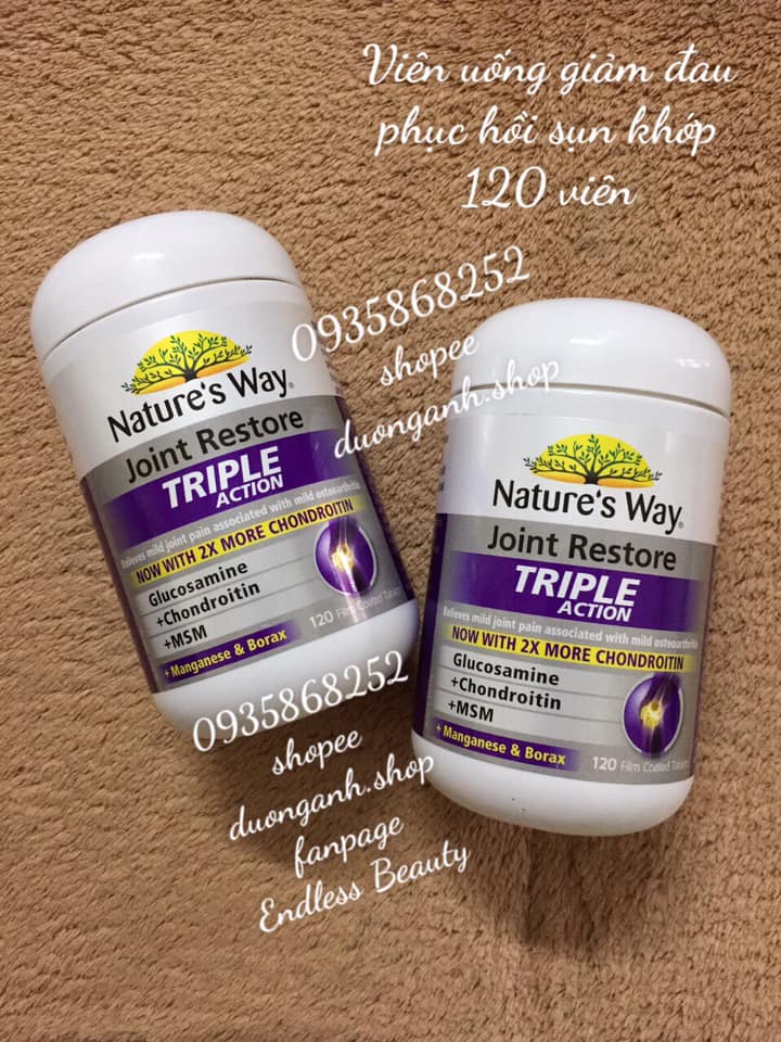 JOINT RESTORE TRIPLE ACTION NATURE'S WAY  120 VIÊN