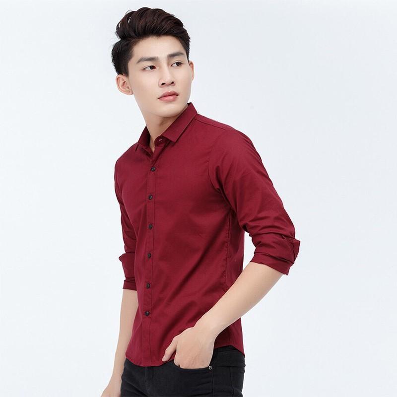áo sơ mi nam from ôm dáng body