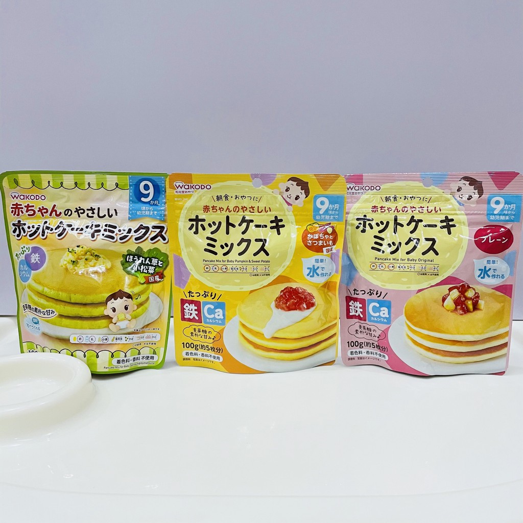 Bột Làm Bánh Pancake Wakodo Nhật Bản 100gr