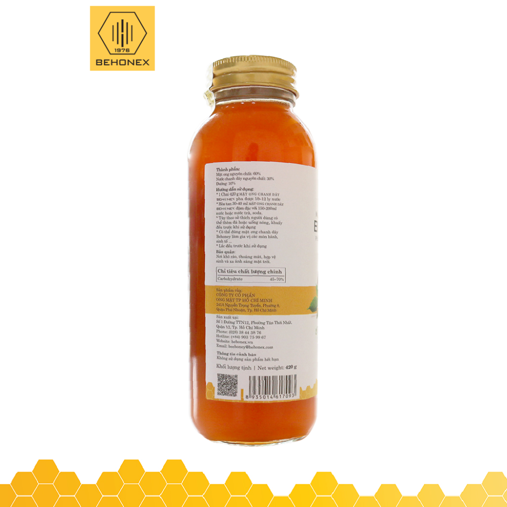 [HÀNG MỚI] MẬT ONG CHANH DÂY 420G
