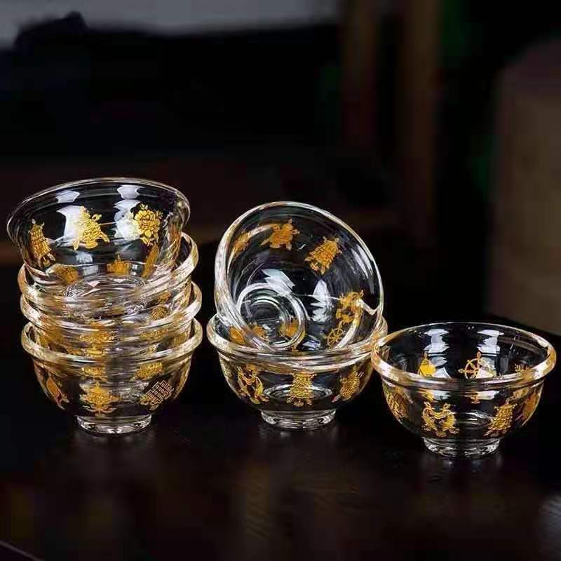 CHÉN PHA LÊ 8 CÁT TƯỜNG 7 cm