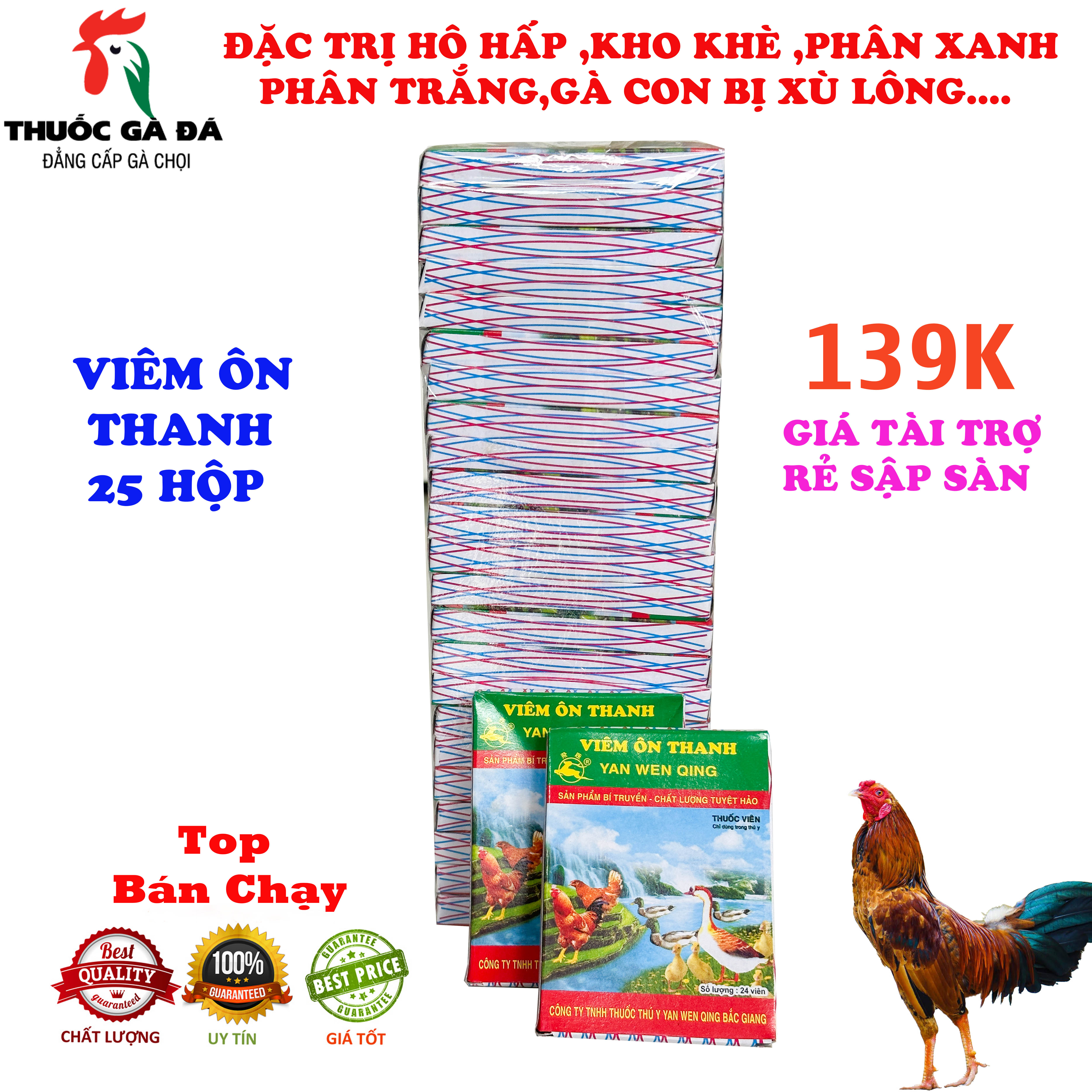 10 hộp viêm ôn thanh
