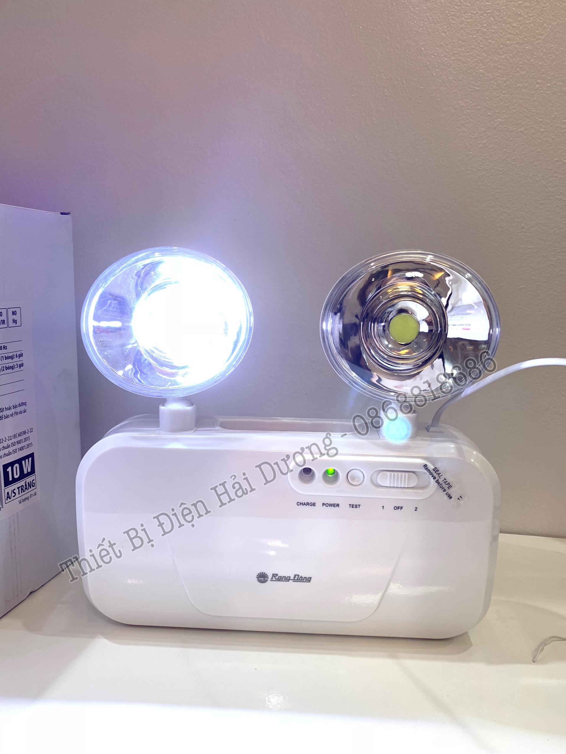 Đèn LED khẩn cấp Rạng Đông 10W D KC02/10W (Ánh sáng trắng)