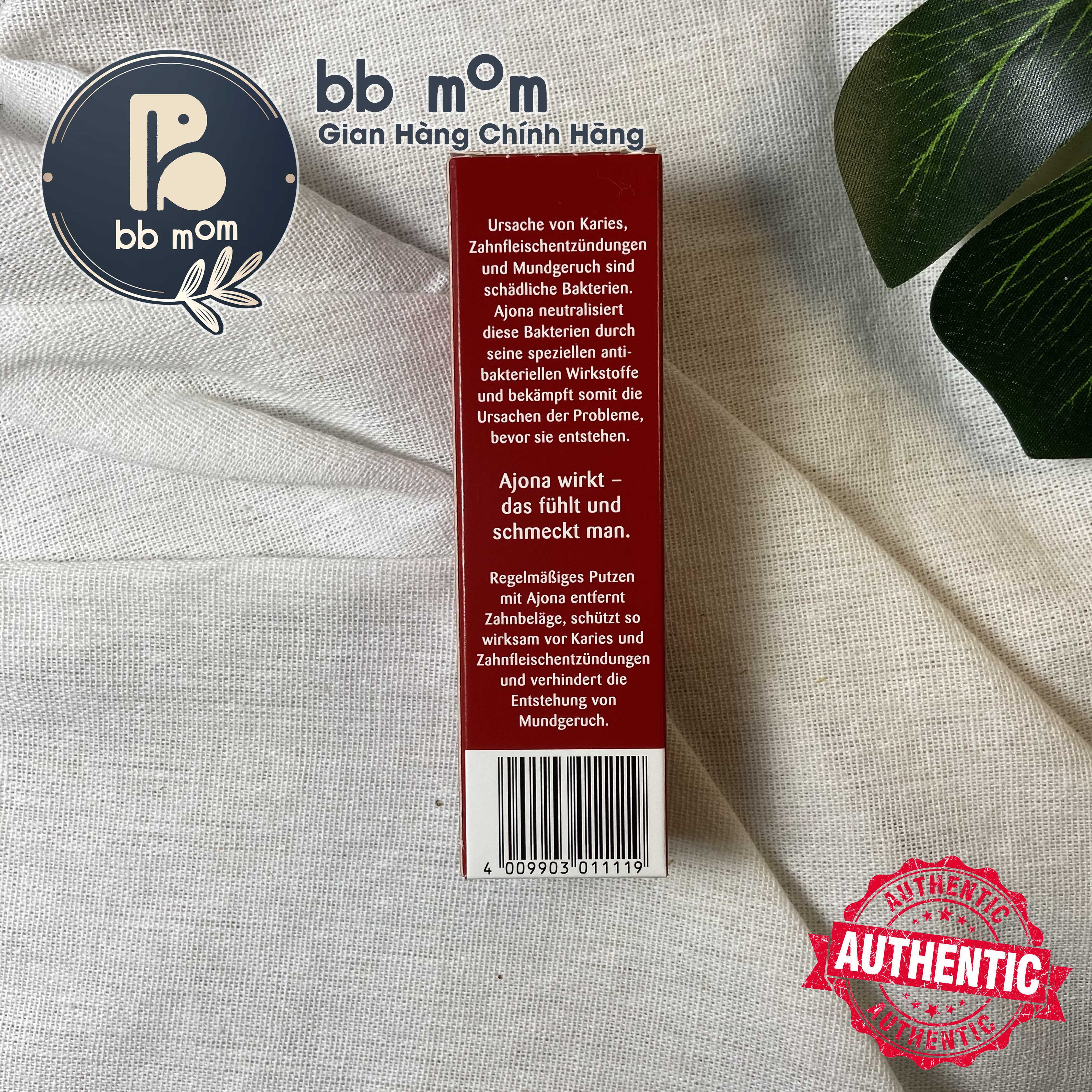Kem Đánh Răng Ajona 25ml ngăn Hôi Loét Miệng .