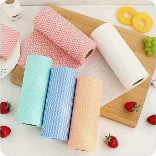 Khăn lau đa năng cuộn 50 miếng