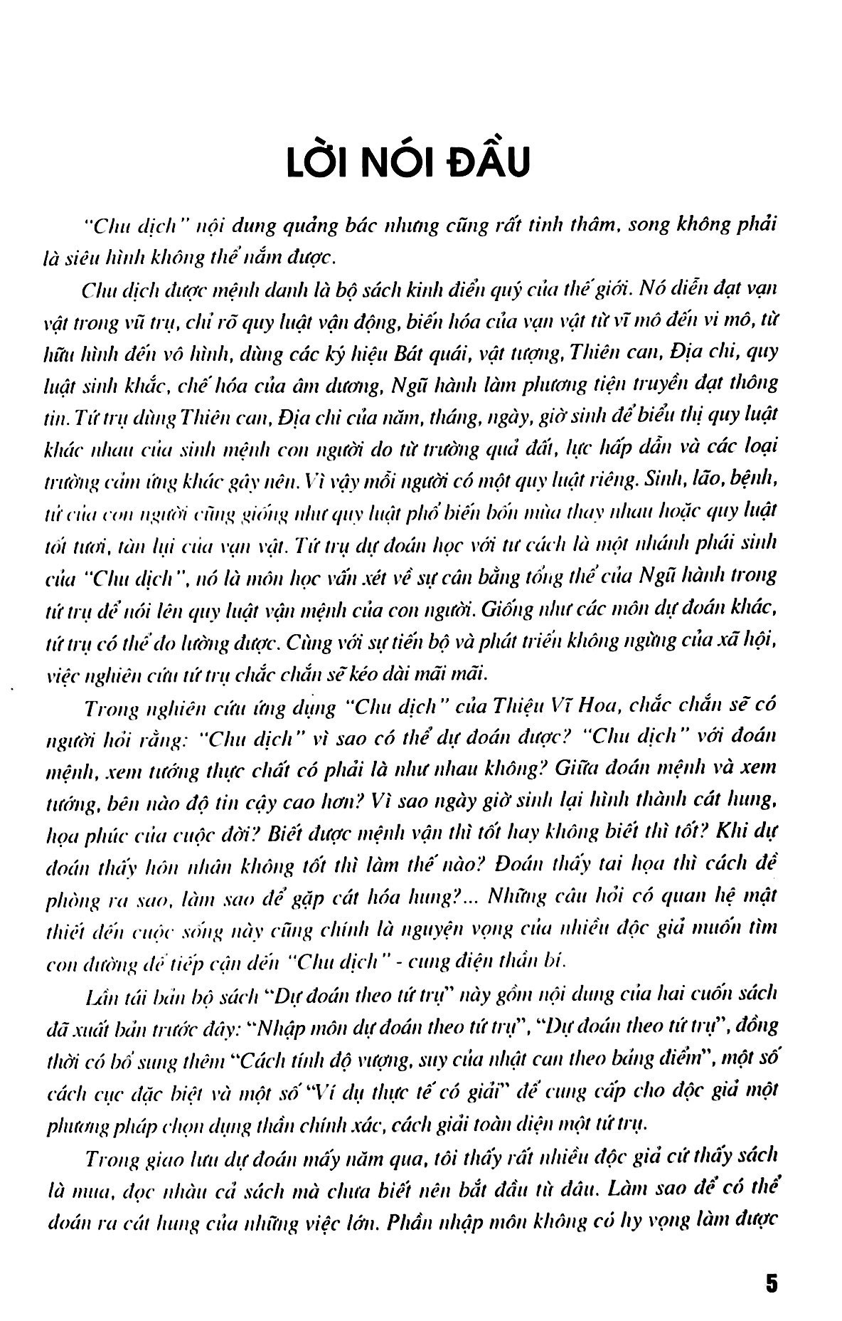 Dự Đoán Theo Tứ Trụ - Thiệu Vĩ Hoa