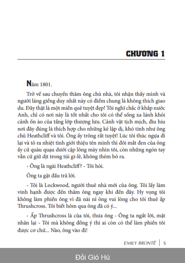 Đồi gió hú (bìa cứng) - tái bản 2020