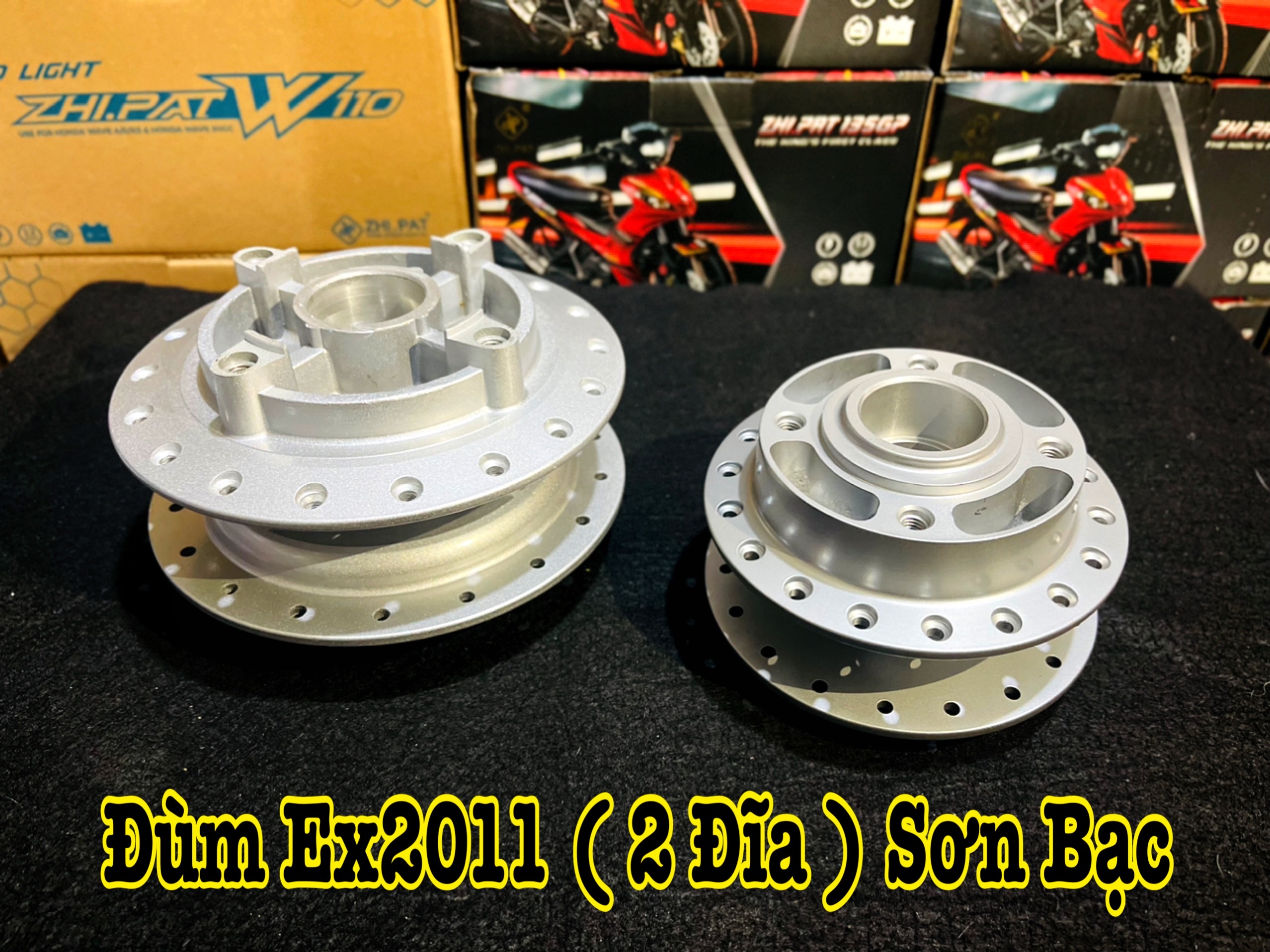 Đùm trước sau ex2011 sơn bạc >>>>