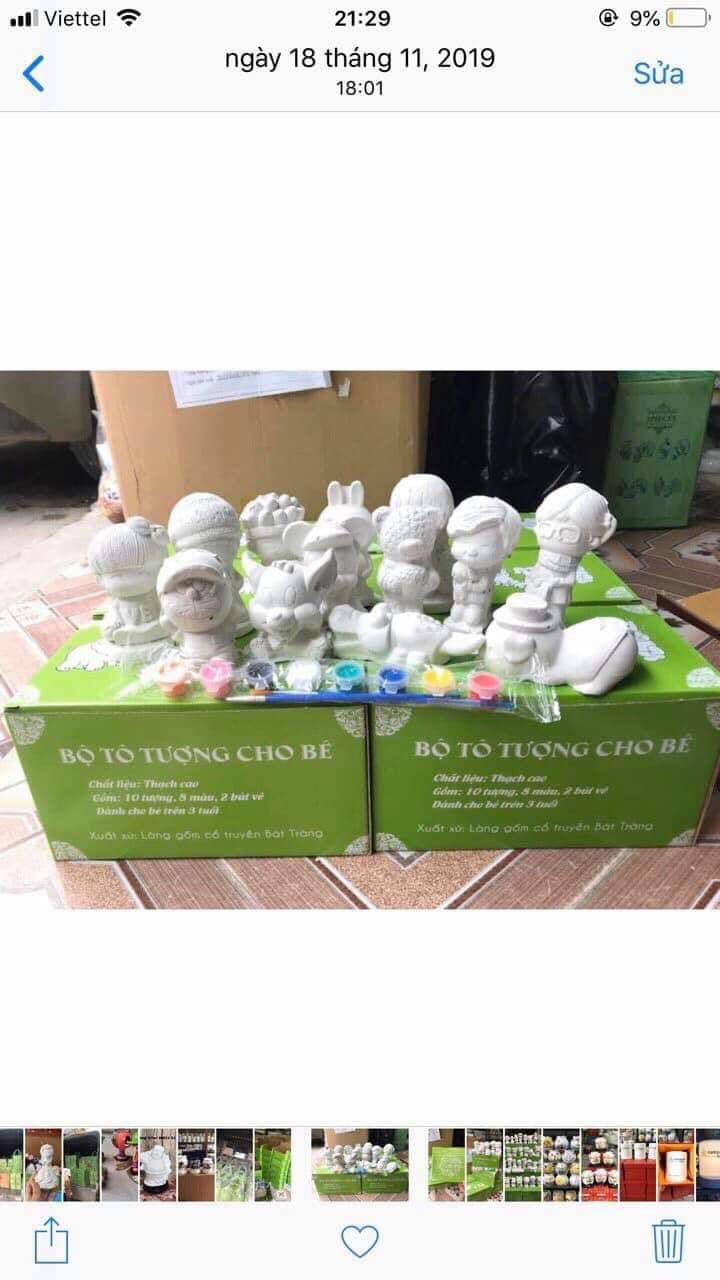 Tô tượng cho bé 10 con