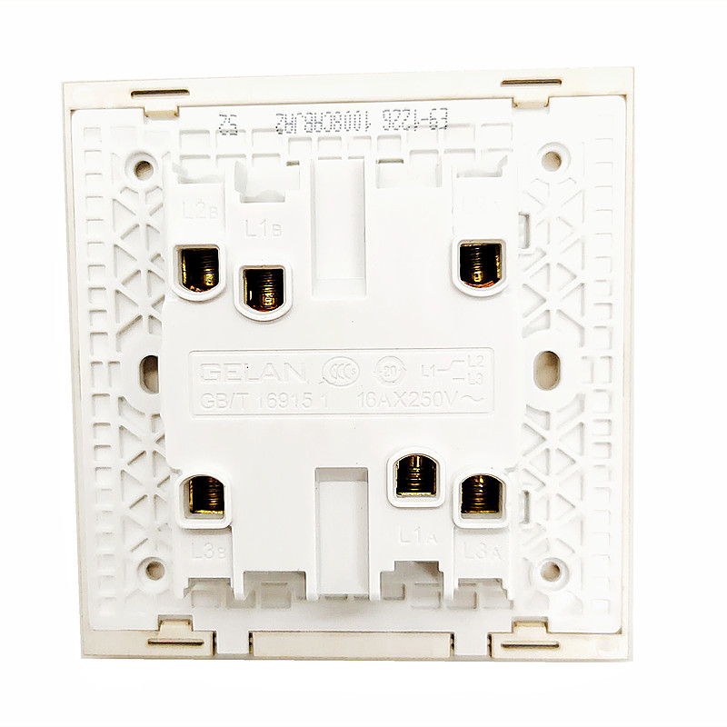 Bộ công tắc đôi 1 chiều/ 2 chiều/ 3 chiều 16AX Gelan