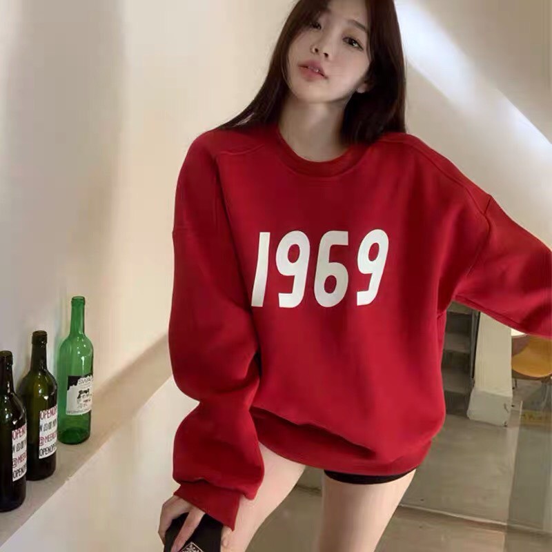 Áo sweater 1969 hót trend nữ chất vải nỉ poly hai lớp cực đẹp