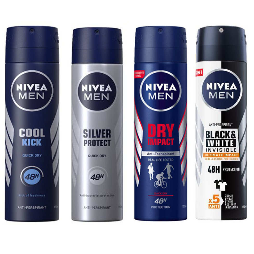 [HCM]Xịt Khử mùi Nivea Men 150ml