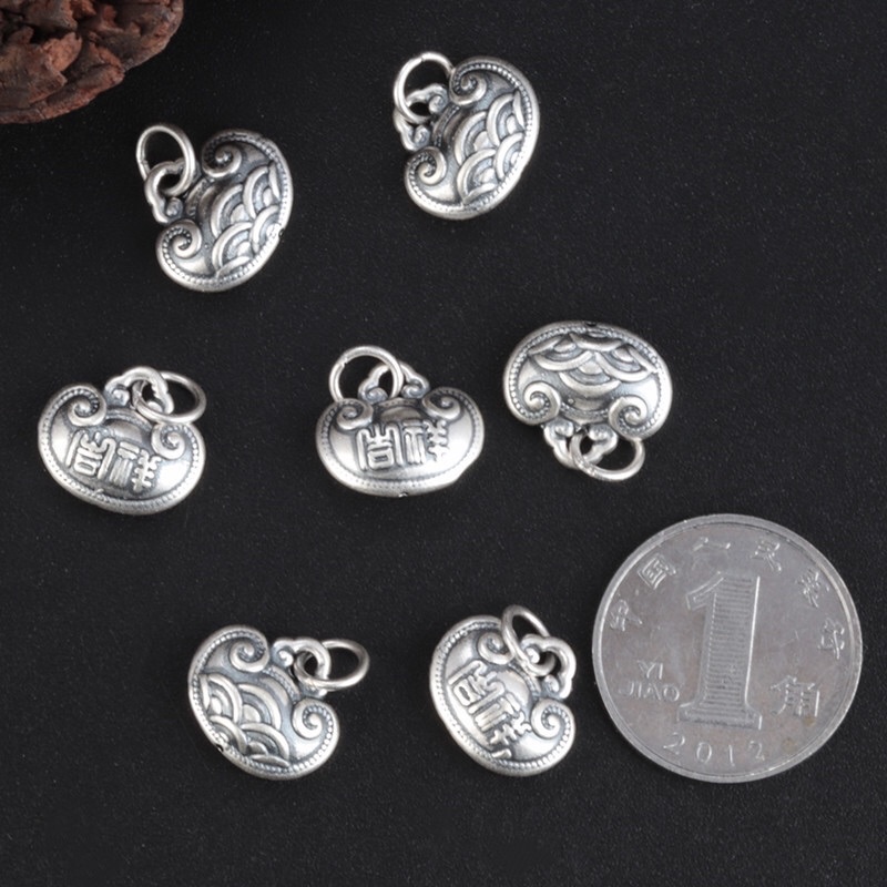 [S925] Charm bạc 3D khánh như ý - MH787