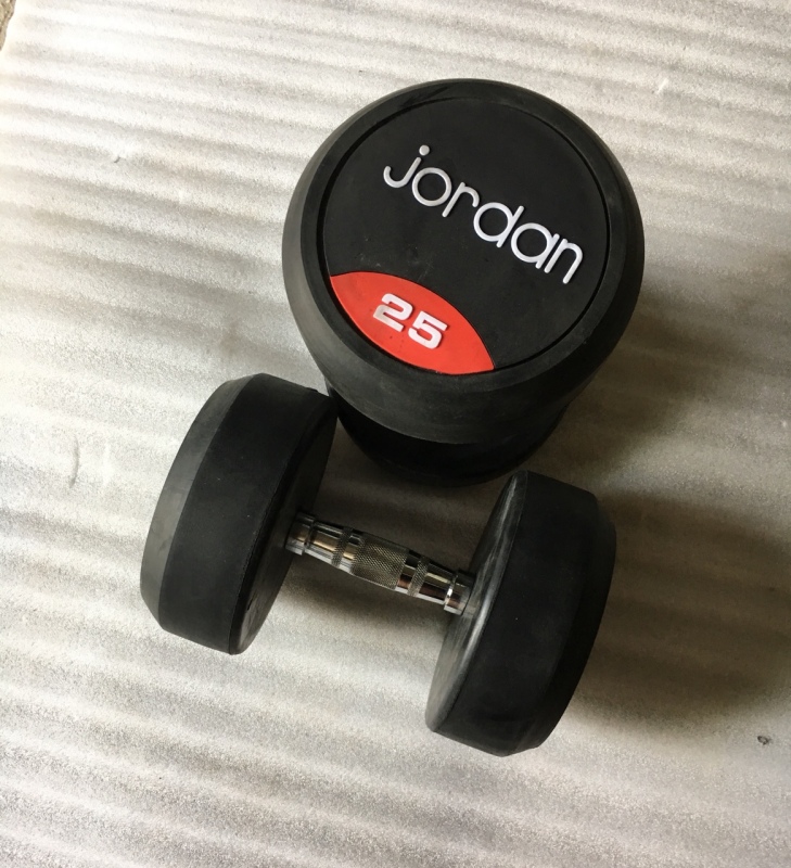 Bảng giá Tạ tay cao su jordan 25kg (1 đôi)