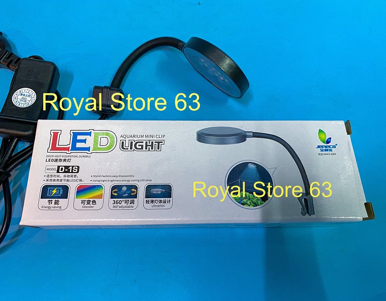 Jeneca D1s đèn led kẹp mini cho bể cá cảnh, thủy sinh