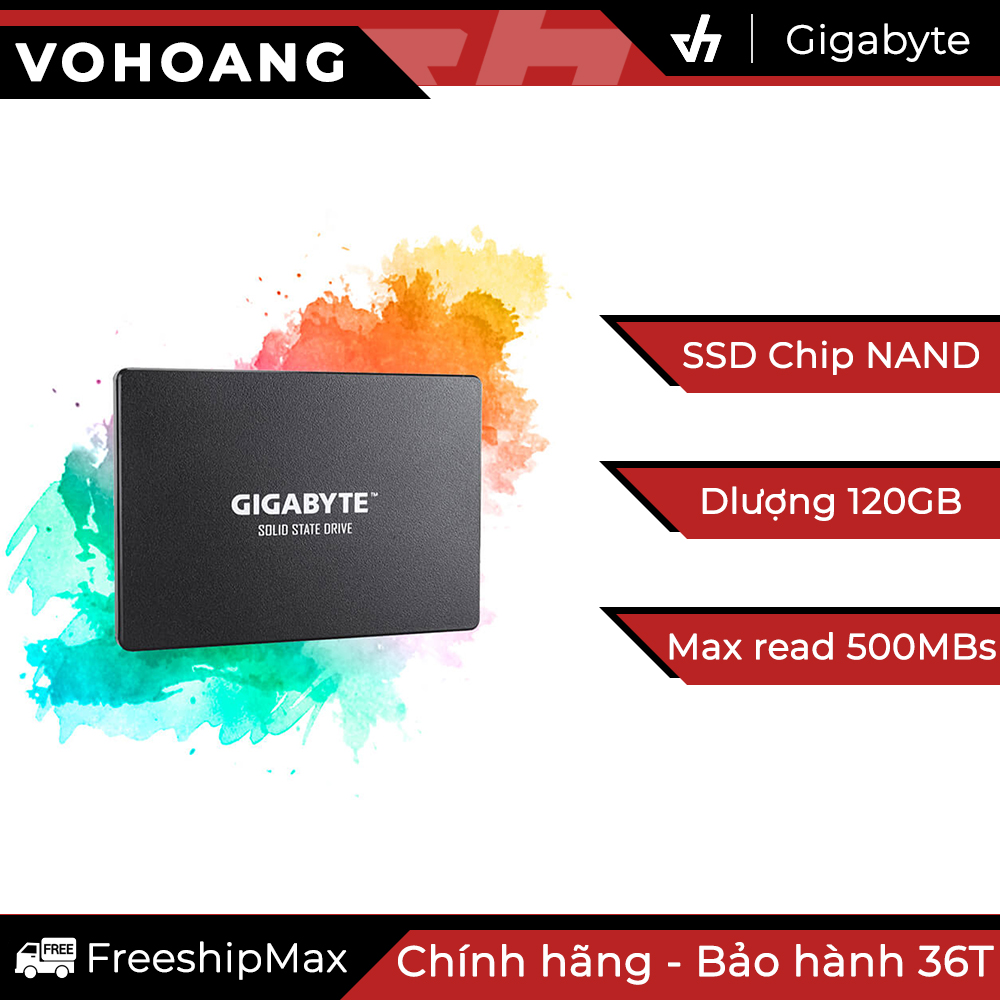 Ssd 120gb gigabyte - ổ cứng chính hãng tốc độ cao 2.5inch nand flash
