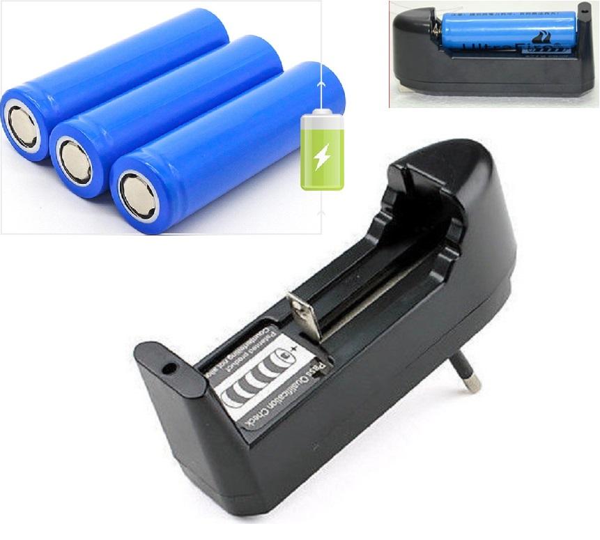 cốc sạc pin - 3.7V sạc siêu nhanh - có đèn báo. Tự ngắt dùng cho đèn pin, quạt sạc, đèn laze cao cấp ( 1 cốc sạc pin )