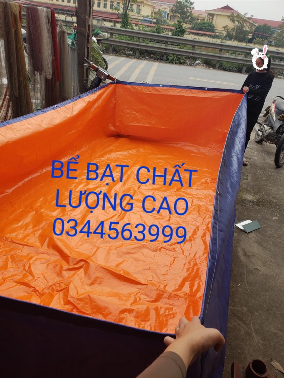 BỂ BẠT NUÔI CÁ, ỐC, ẾCH , LƯƠN ĐỦ KÍCH THƯỚC - 3*1*0,5