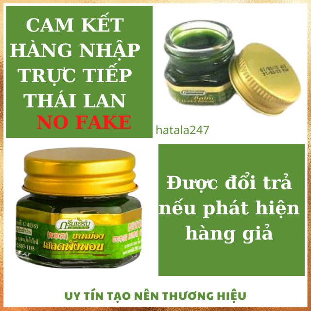 Dầu Cù Là Thơm Green Herb Thái Lan 10gr