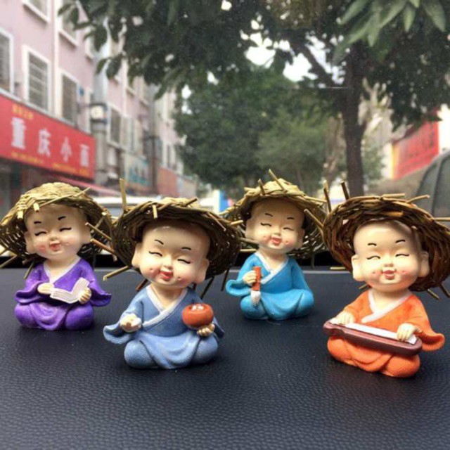Combo 4 chú tiểu cầm kỳ thi họa