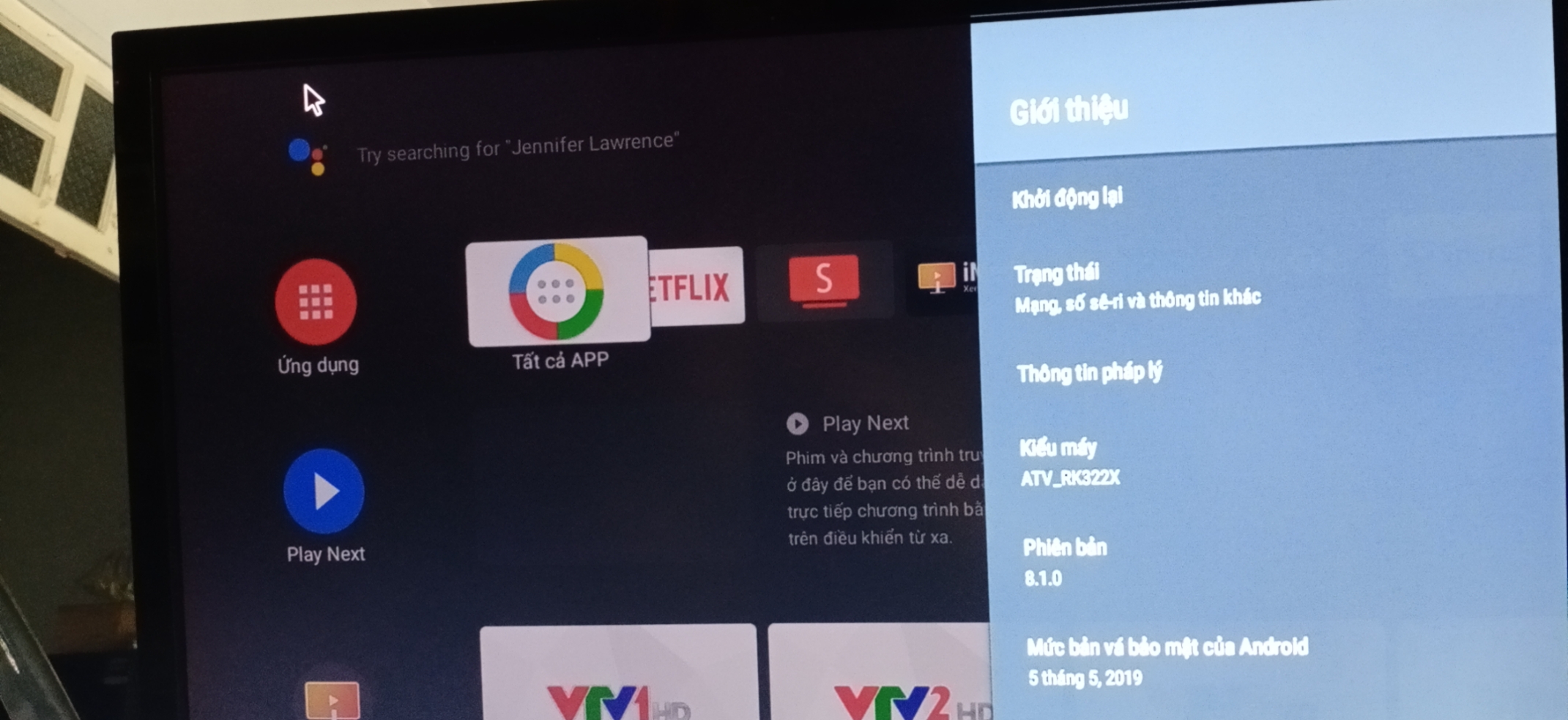 Android Box đã qua sử dụng - RK3229 đã up sẵn ATV8