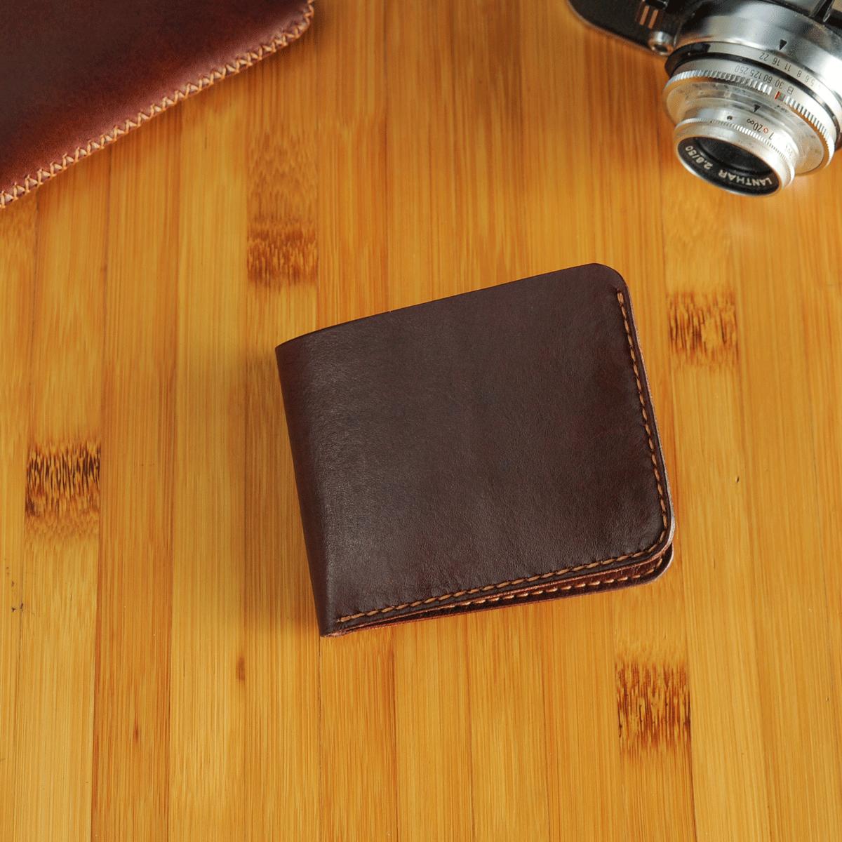 Ví nữ da bò mini  - Đồ da Handmade - Ví mini Mino Crafts VI770