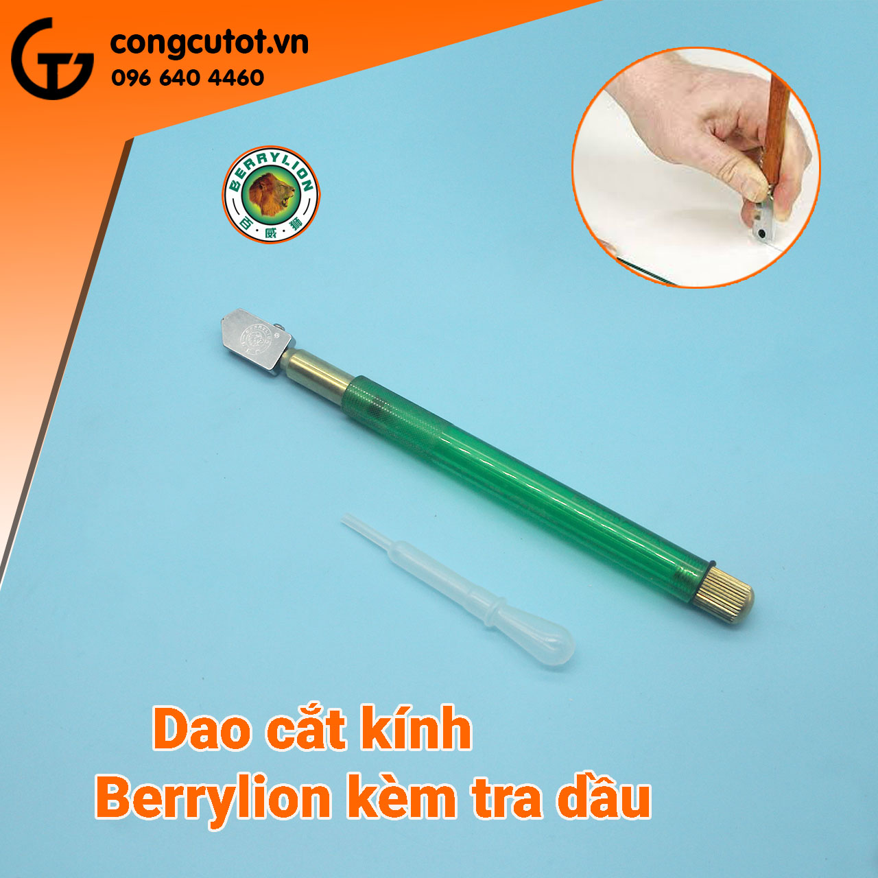 Dao cắt kính Berrylion 5-12mm