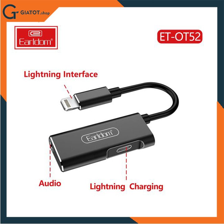 Jack chuyển 2in1 Lightning Earldom OT52