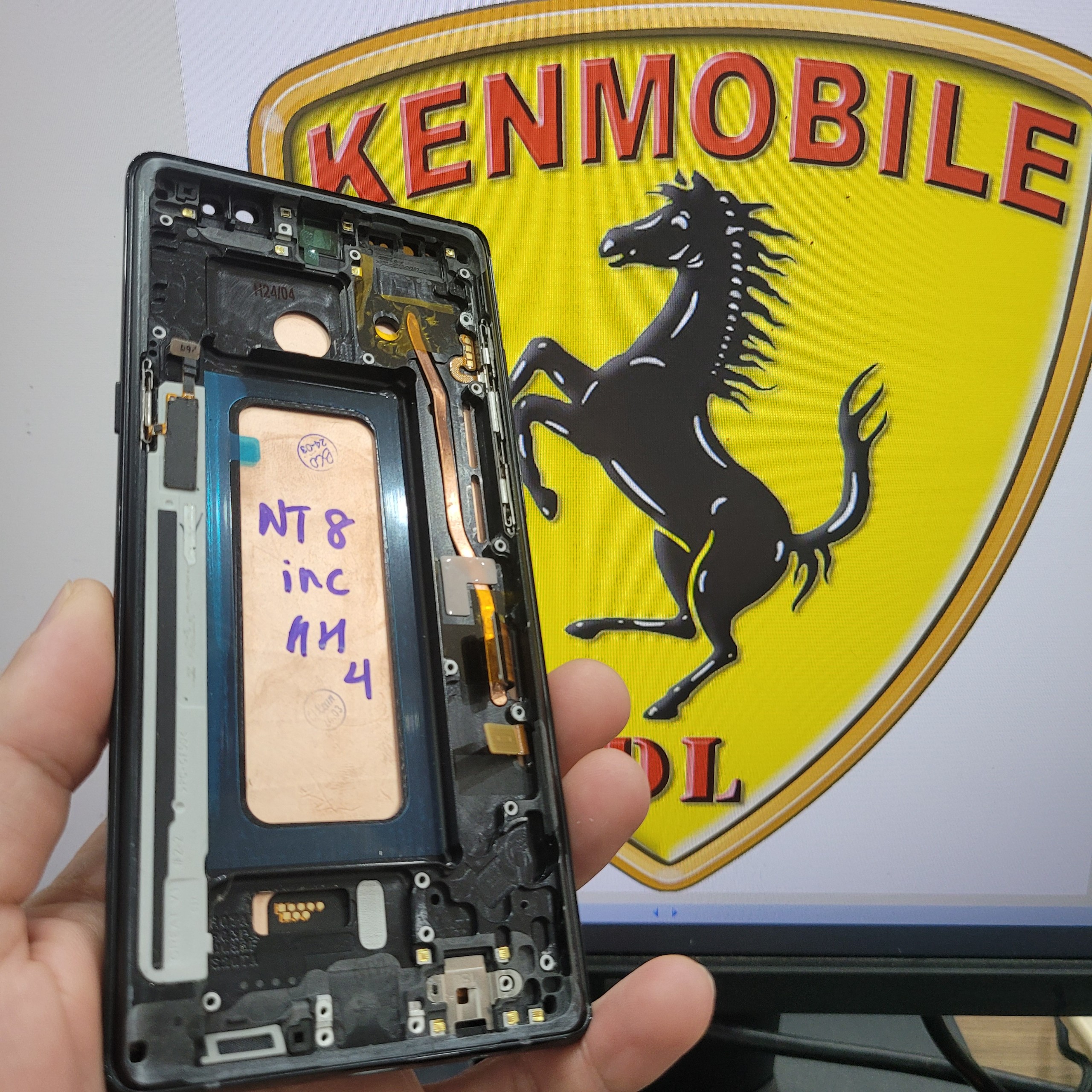 Màn hình tương thích ss note 8 / sm-n950, loại linh kiện incell, liền khung