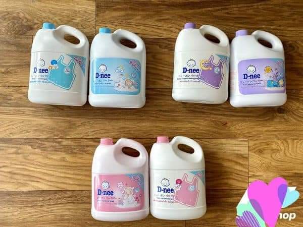 [HCM]Combo 1 can Nước Giặt + Nước Xả D nee 3000ML Thái Lan