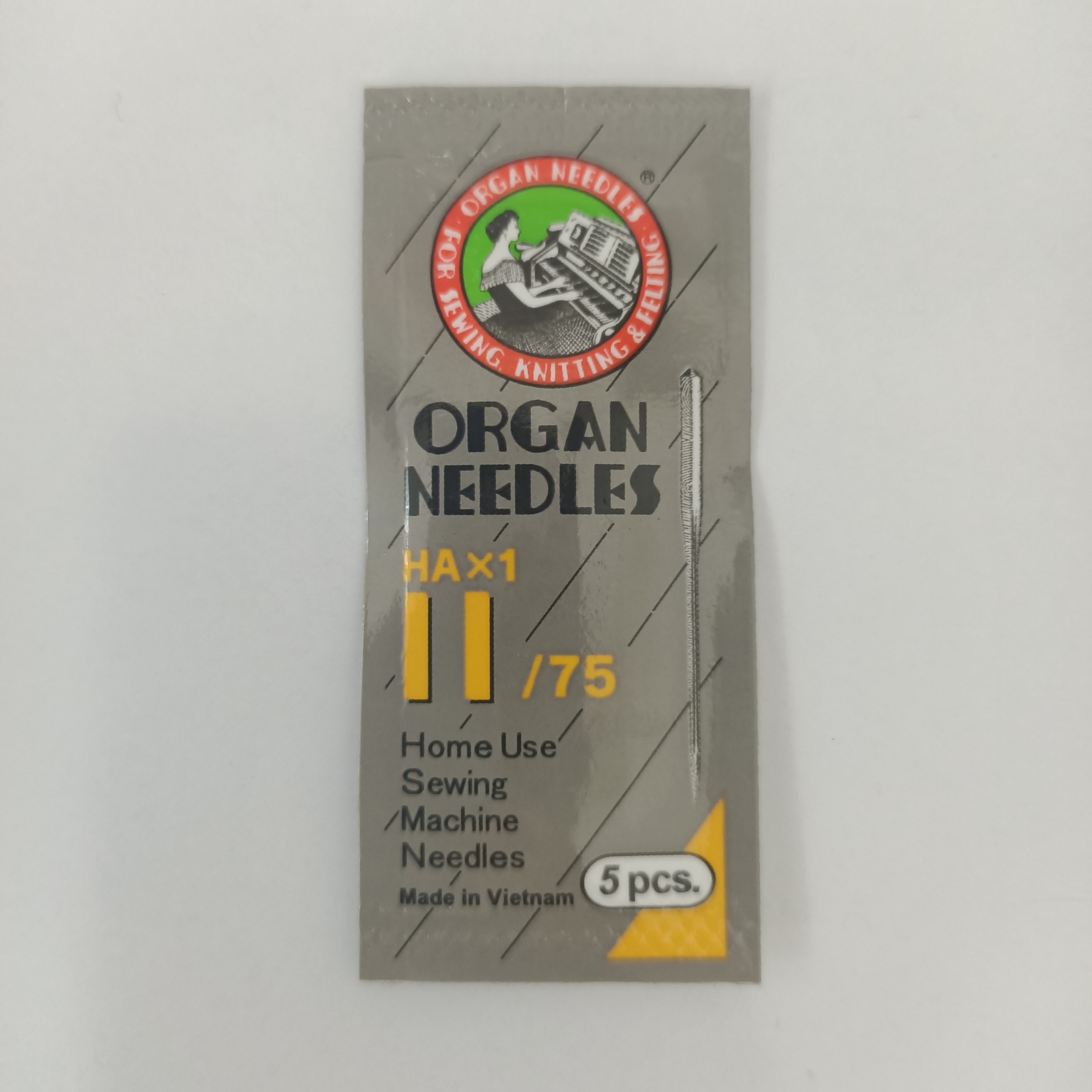 Kim organ Nhật máy may gia đình (vỉ 5 cây)