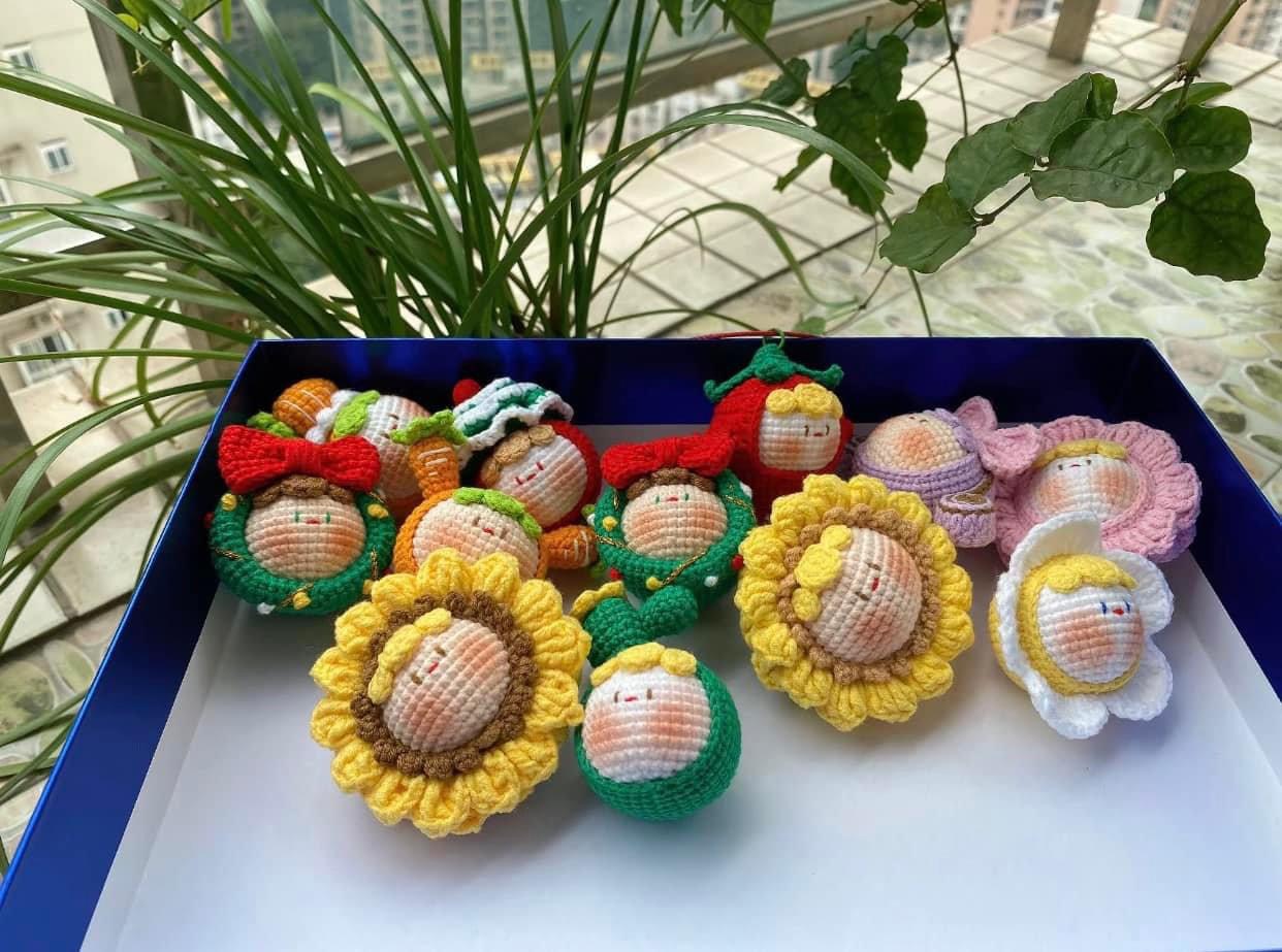 Móc khoá len mochi các loại (handmade100%)