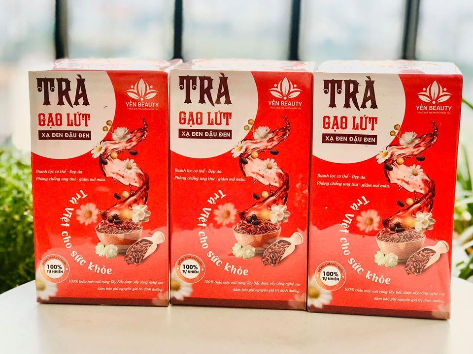 TRÀ GẠO LỨT XẠ ĐEN ĐẬU ĐEN