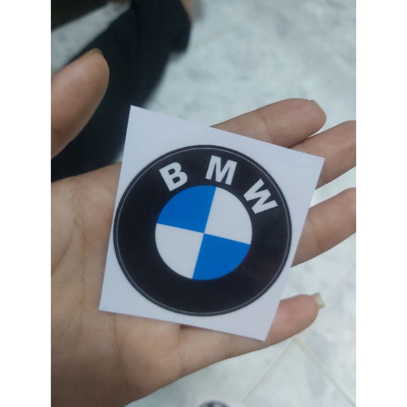 Combo 2 Tem Decal BMW Dán Xe, Nón Giá Rẻ