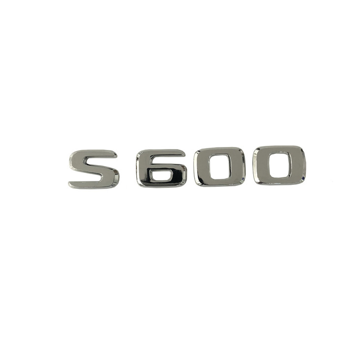 Decal tem chữ S600 dán đuôi xe trang trí ô tô Maybach
