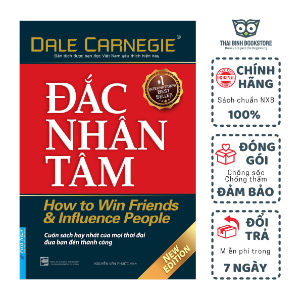 Sách - Đắc Nhân Tâm (Khổ Lớn) - Dale Carnegie - Thái Bình Bookstore