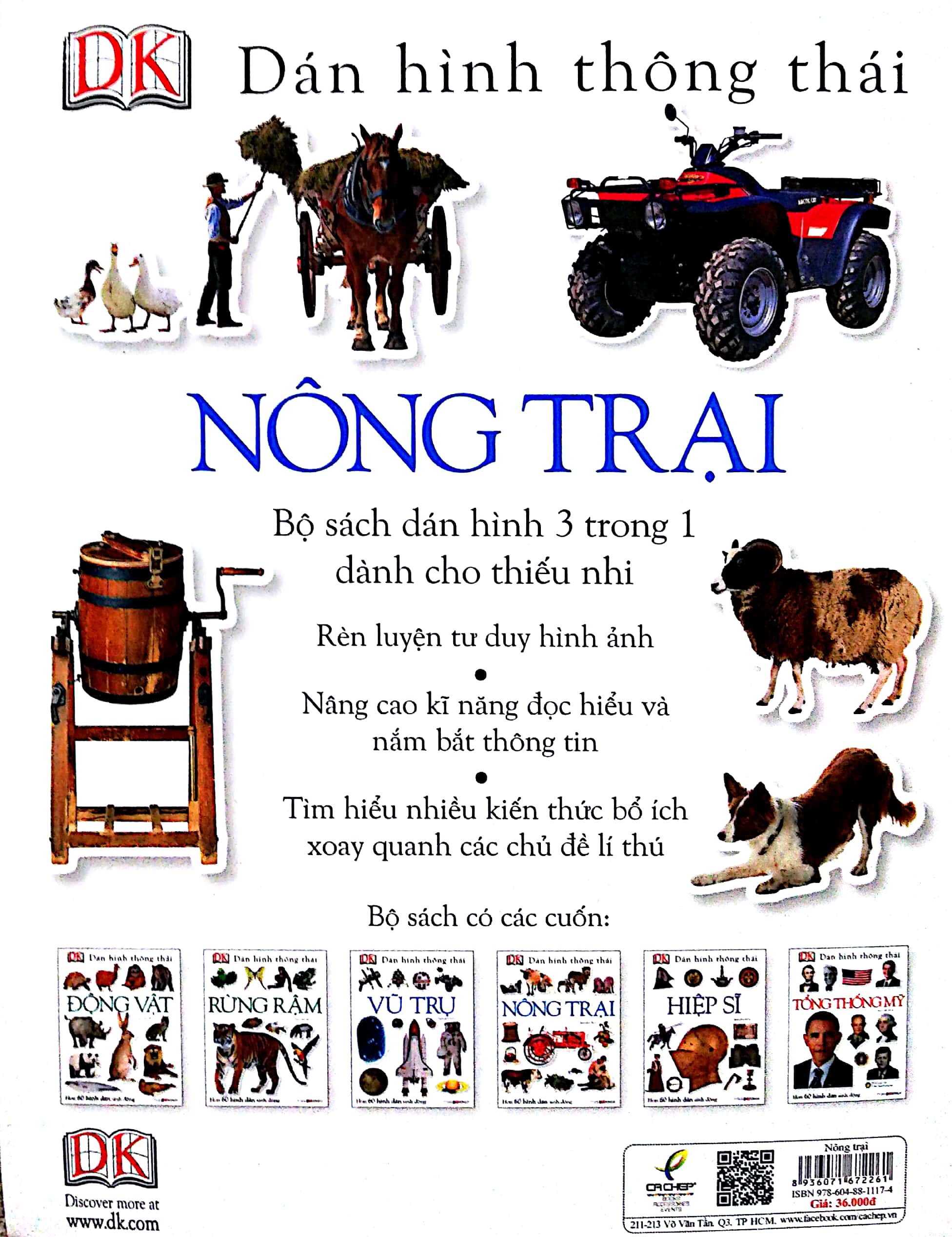 Sách Fahasa - Dán Hình Thông Thái - Nông Trại