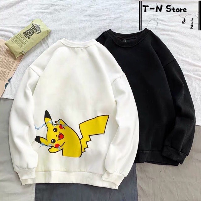 [HCM]ÁO SWEATER NAM NỮ HOẠT HÌNH 01 CÓ BIGSIZE VẢI NỈ BÔNG DÀY DẶN