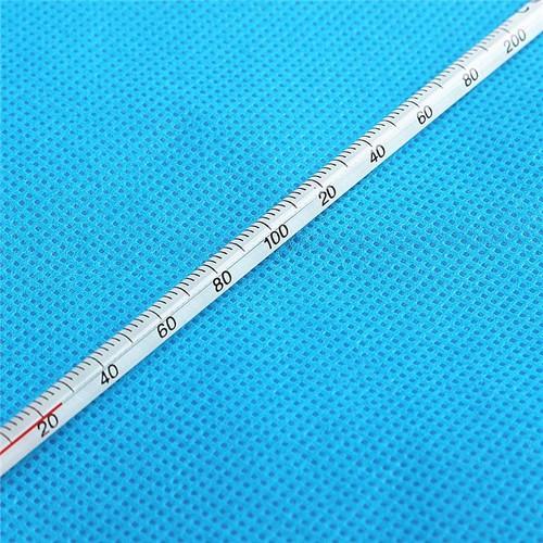 Nhiệt kế thủy tinh 200oC - NKTT200 dài 30cm