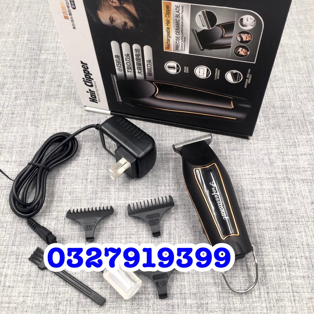 Phaeton Tông đơ cạo viền cao cấp Barber PHAETON NO 1 - Động cơ Turbo 2 tốc độ, lưỡi thép không gỉ, pin lithium 1000mAh, thời gian sử dụng 45-60 phút, thiết kế hiện đại, bảo hành 3 tháng