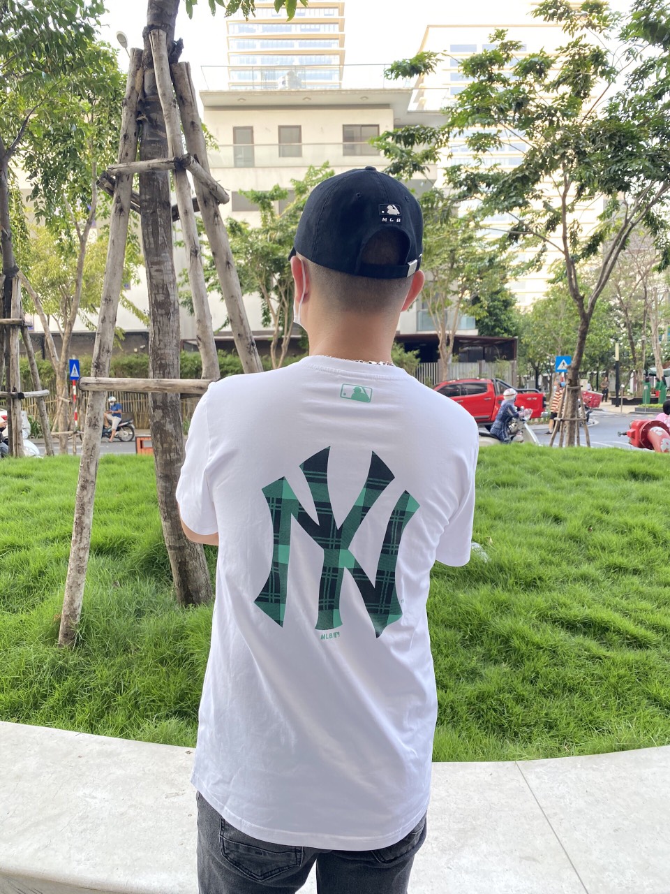 [FREESHIP MAX] Áo thun MLB NY áo phông MLB NY dáng Unisex (JUSTINSHOP.VN)