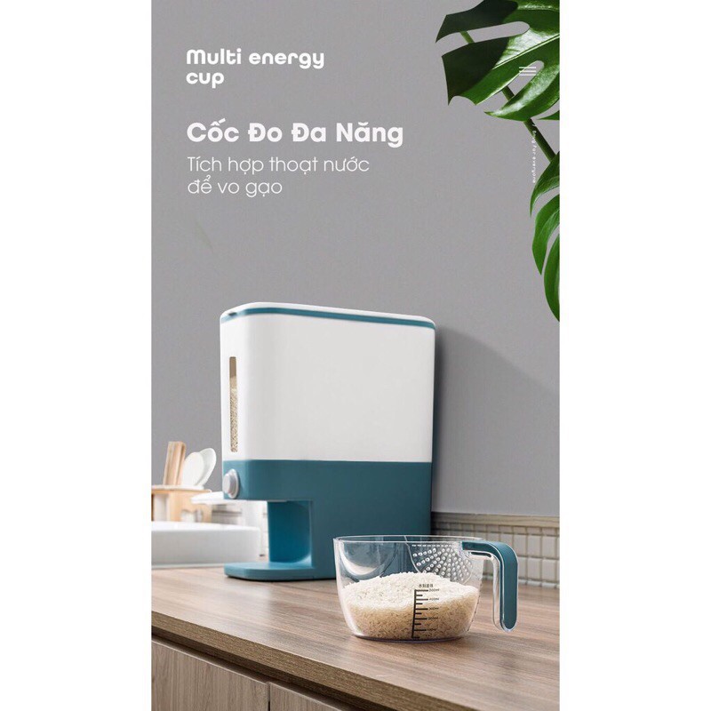 Thùng gạo thông minh tự động 15kg