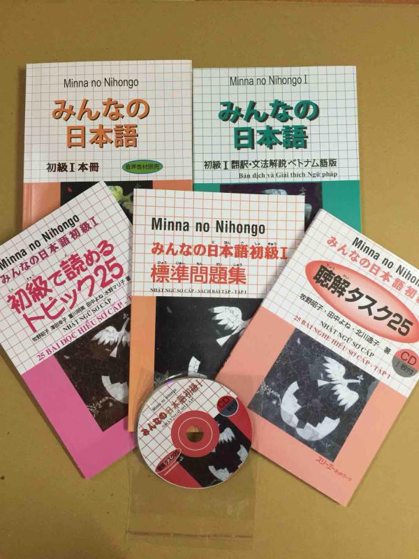 Mua Minna no nihongo tập 1 bộ 5 cuốn