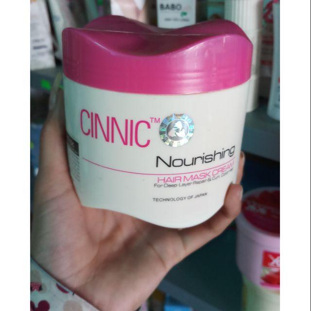 KEM HẤP DẦU VÀ XẢ TÓC CINNIC 500ML Hồng