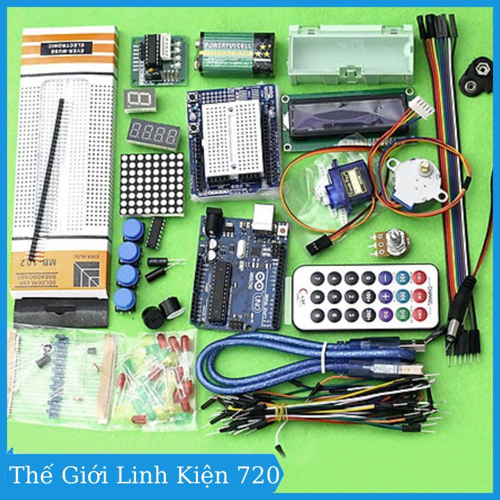 Combo set kit learning Arduino Uno R3 V1 basic warranty 6 months
