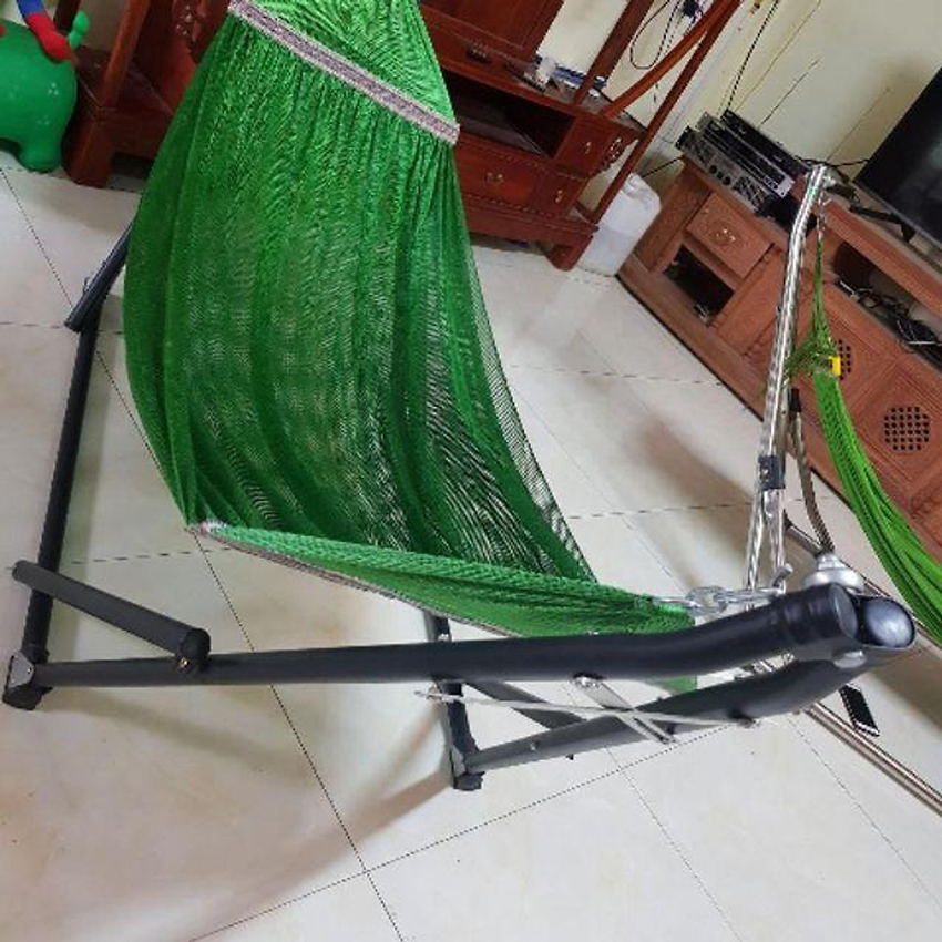 [HÀNG LOẠI 1 ] [XẢ KHO ]Võng xếp cỡ đại khung sơn tĩnh điện