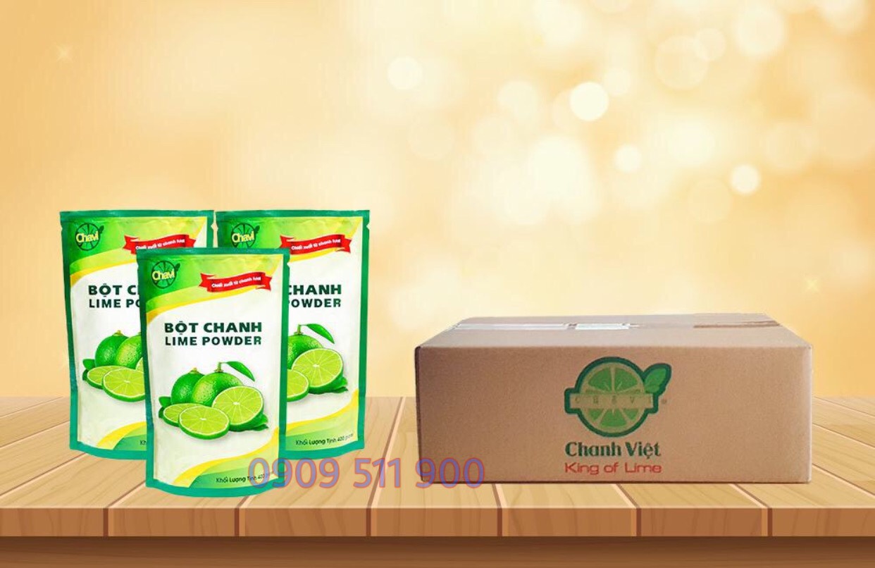 Bột Chanh 400g - Thùng 12 gói [NHÀ CUNG CẤP]